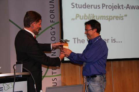 Studerus-Projektawards 2011 für Tschan Informatik und E-Quadrat